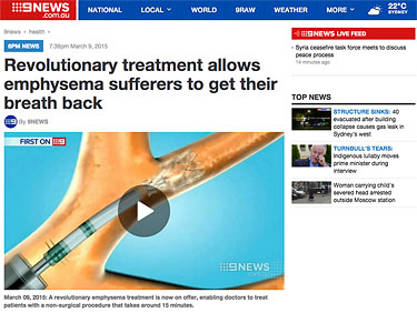 Revolutionary treatment allows patients get their breath back